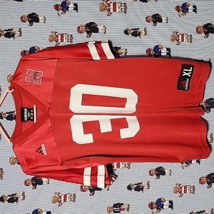 Vintage Nebraska Huskers Kids Jersey Adidas USA Made Xl 18-20